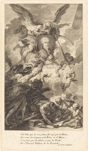 シモン・ニコラ・アンリ・ランゲ 作： Augustin de Saint Aubin
