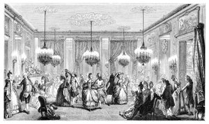 ボール、1885。 作： Augustin de Saint Aubin