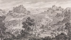 クルマーンの大勝利、1770 年。 作： Augustin de Saint Aubin