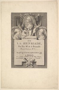 ヴォルテール、フレロンとラボーメル、1775年。 作： Augustin de Saint Aubin