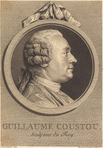 ギヨーム・クストー 作： Augustin de Saint Aubin after Charles Nicolas Cochin II