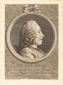 ピエール＝ジャン・マリエット 作： Augustin de Saint Aubin after Charles Nicolas Cochin II