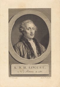 シモン・ニコラ・アンリ・ランゲ 作： Augustin de Saint Aubin after Jean Baptiste Greuze