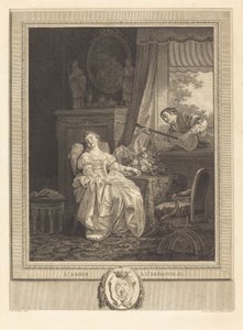 スペインの愛 作： Augustin de Saint Aubin and Noël Pruneau after Jean Baptiste Le Prince