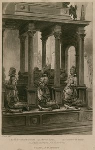 セントアンドリューチャペル、ウェストミンスター寺院、ロンドン 作： Augustus Charles Pugin