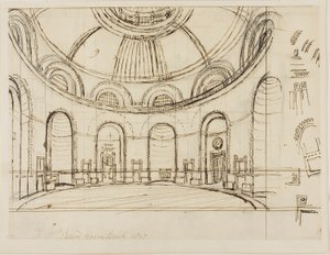 ラウンド ルーム バンク 作： Augustus Charles Pugin