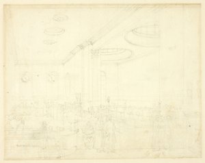 ロンドンの小宇宙』より「ロイド・ライセンス・ルーム」の書斎