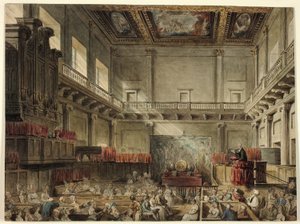 ロンドンの小宇宙にあるロイヤル チャペル、ホワイトホールの研究 作： Augustus Charles Pugin
