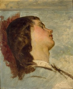 「The Traveling Companions」の準備研究、1862 年以前 作： Augustus Leopold Egg
