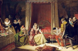 エリザベス女王は、彼女がもはや若くないことを発見します 作： Augustus Leopold Egg
