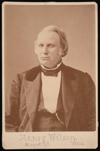 ヘンリー・ウィルソンの肖像、1812～1875年、1876年以前。 作： Augustus Marshall