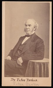 ピーター・パーカーの肖像 1804-1888, 1869. 作： Augustus Marshall