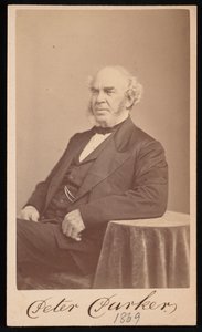 ピーター・パーカーの肖像 1804-1888, 1869. 作： Augustus Marshall