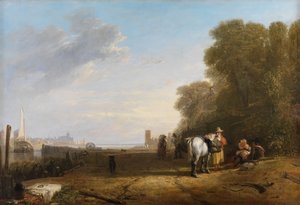 オランダの一場面 作： Augustus Wall Callcott