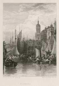 ビリングスゲート 作： Augustus Wall Callcott