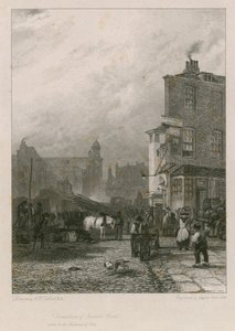 ロンドンのスワローストリートの解体 作： Augustus Wall Callcott