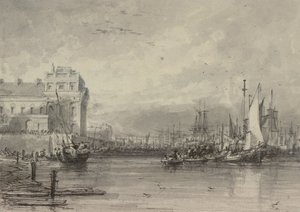 グリニッジ病院（図面） 作： Augustus Wall Callcott
