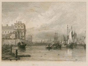 グリニッジ、ロンドン 作： Augustus Wall Callcott