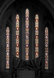 羊の礼拝、1850（ステンドグラス） 作： Augustus Welby Northmore Pugin