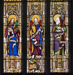 使徒、詳細、1837年（ステンドグラス） 作： Augustus Welby Northmore Pugin