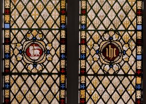 Apseウィンドウ、ディテール、1841-42（ステンドグラス） 作： Augustus Welby Northmore Pugin