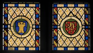 ダイニングルームの窓、1848年（ステンドグラス） 作： Augustus Welby Northmore Pugin