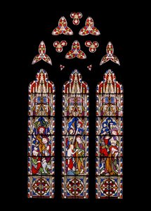 セントジョンザバプティストの生涯、1852年（ステンドグラス） 作： Augustus Welby Northmore Pugin