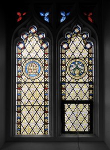 北壁の窓、1841年（ステンドグラス） 作： Augustus Welby Northmore Pugin