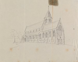 Esboço de uma igreja gótica 作： Augustus Welby Northmore Pugin