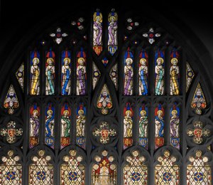 セントアルバン、細部、1841年頃（ステンドグラス） 作： Augustus Welby Northmore Pugin