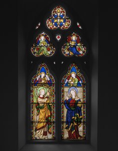 受胎告知、1846（ステンドグラス） 作： Augustus Welby Northmore Pugin