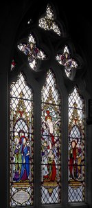 はりつけ、1852年（ステンドグラス） 作： Augustus Welby Northmore Pugin