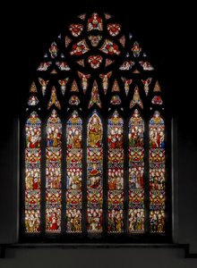 教会の勝利、1884年（ステンドグラス） 作： Augustus Welby Northmore Pugin