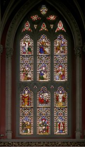 アンチタイプ付きのタイプ、1846（ステンドグラス） 作： Augustus Welby Northmore Pugin