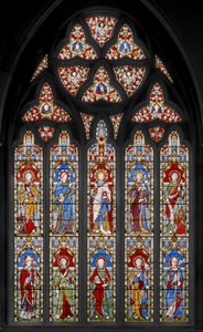 西窓（ステンドグラス） 作： Augustus Welby Northmore Pugin