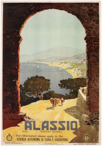 アラッシオ、1929 作： Aurelio Craffonara
