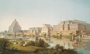 ニムラウド[カラ]の宮殿が復元された、1853年