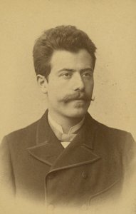 グスタフ・マーラー、1884 作： Austrian Photographer