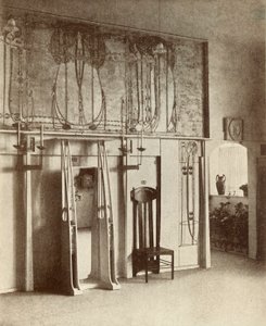 マッキントッシュ展示室、第8回ウィーン分離派、1900年 作： Austrian Photographer