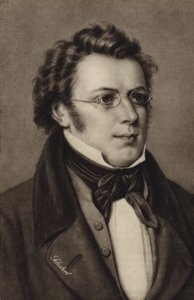 フランツ・シューベルトの肖像 作： Austrian School