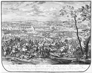 ゼンタの戦い、1697年 作： Austrian School