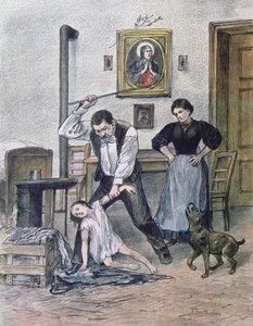 残酷な父、1897 作： Austrian School