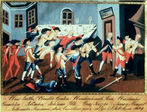 エゲルでのアルブレヒト・フォン・ヴァレンシュタイン (1583-1634) の逮捕