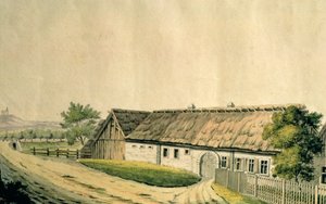 ニーダーエスターライヒ州ローラウのフランツジョセフハイドン（1732-1809）の生誕地 作： Austrian School