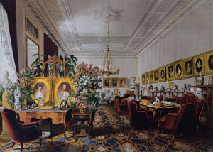 ウィーンのホーフブルクにあるソフィア大公夫人の広間 1854年頃 オーストリア 作： Austrian School