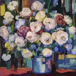 鮮やかな花束 作： 