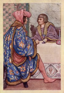 ジョン・キーツ: Isabella, Or, The Pot Of Basil (color litho)