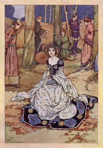 ジョン・キーツ：慈悲のない美しい女性（カラーリソ） 作： Averil Mary Burleigh