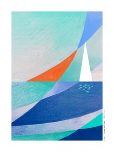 幾何学的な海の帆船 作： 
