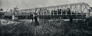 リオパルドに架かるEFモジャナ橋、1895 作： Axel Frick